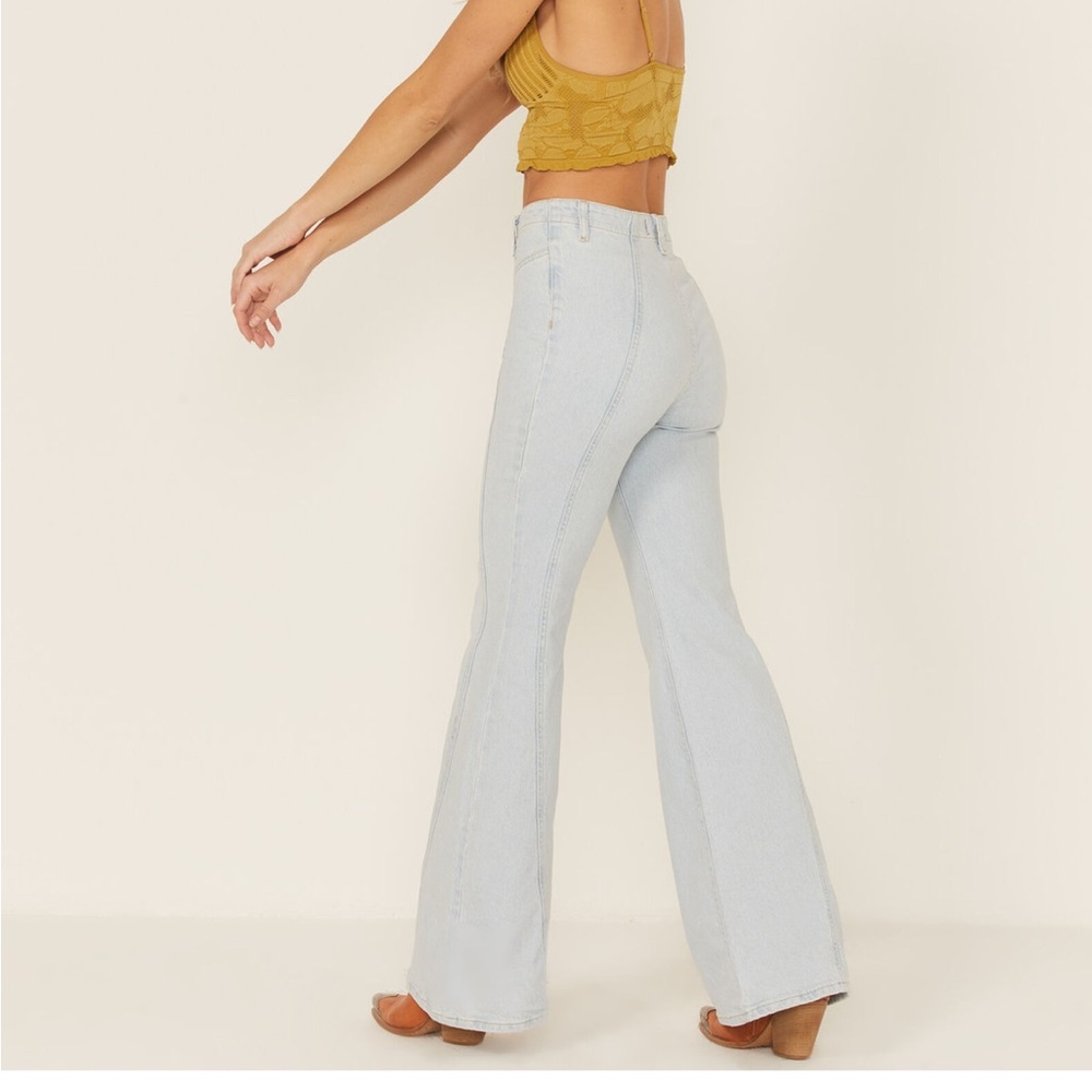 Free people Florence flare jeans size 26, 34” inseam